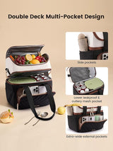 LOVEVOOK Insulated Lunch Bag 15L/24L 5349