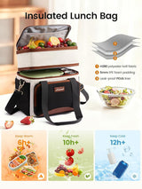 LOVEVOOK Insulated Lunch Tote Bag 15L/22L 5362