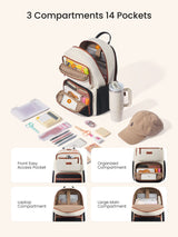 LOVEVOOK School Backpack 15.6" 17.3" 5516