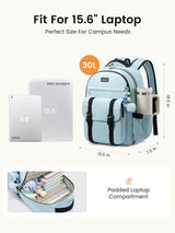 LOVEVOOK School Backpack 15.6" 17" 5798