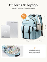 LOVEVOOK School Backpack 15.6" 17" 5798