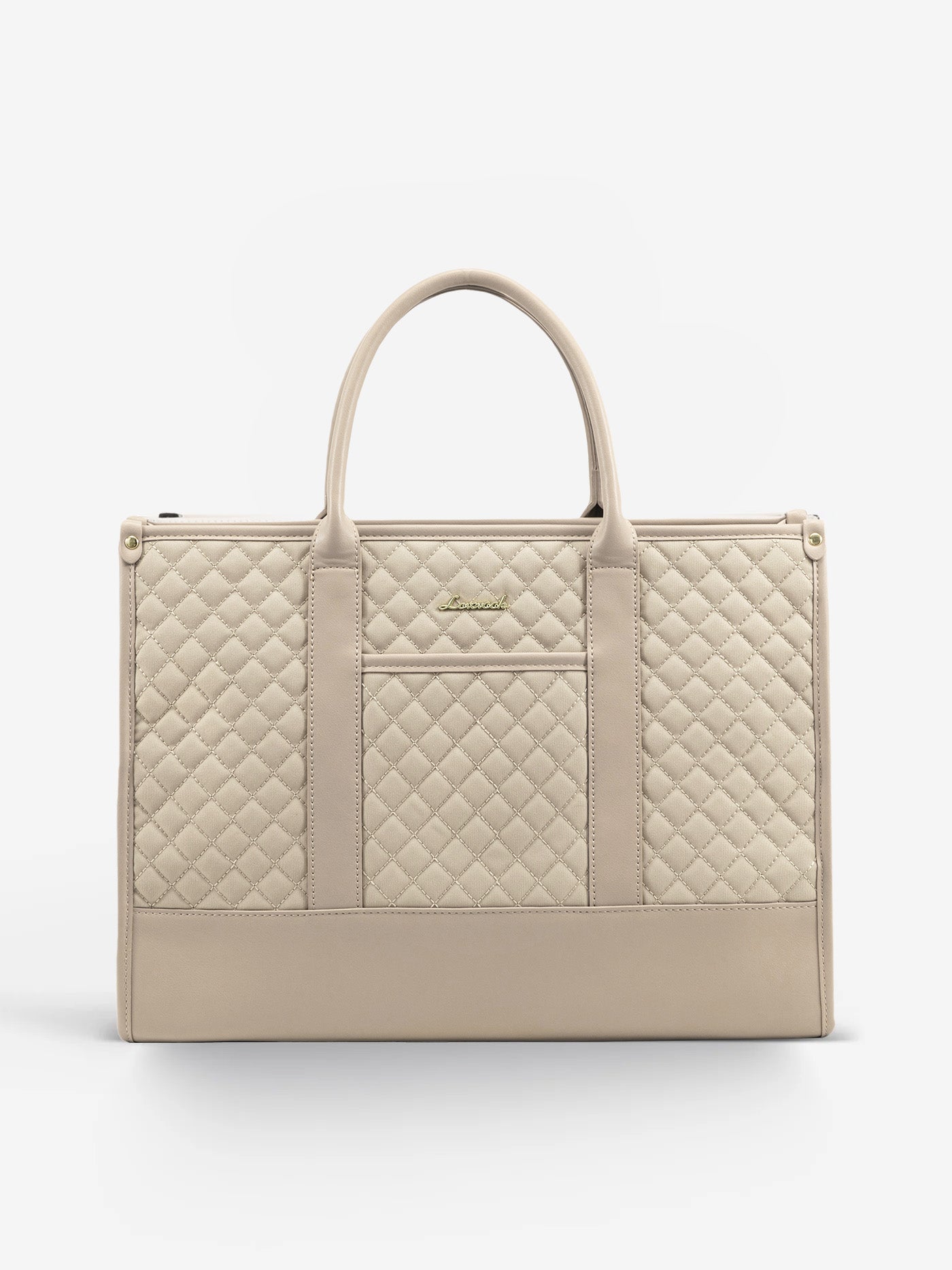 LOVEVOOK 2 Pcs Quilted Laptop Tote Bag, 15.6" 17" 2224