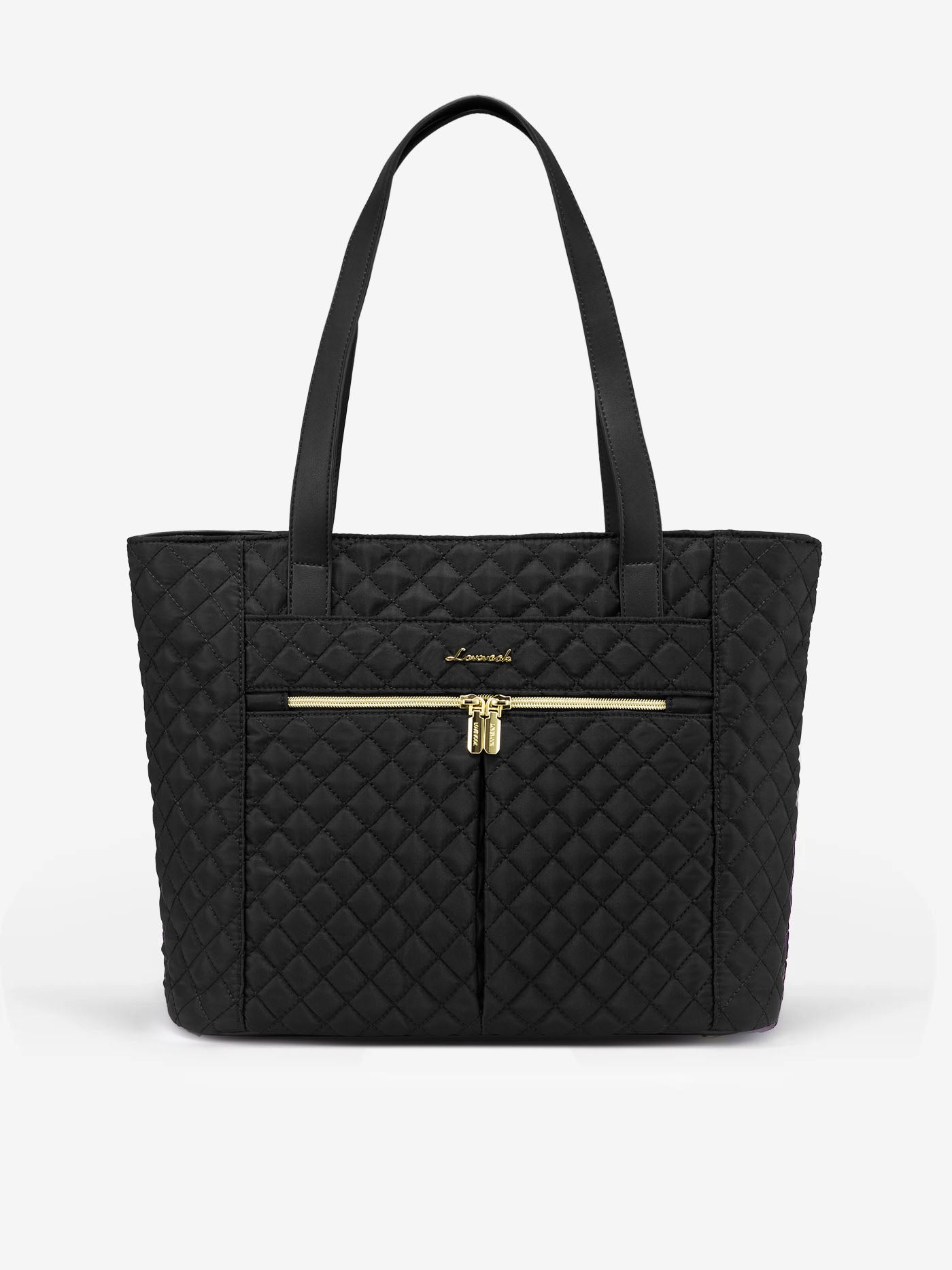 LOVEVOOK 2Pcs Diamond Quilted Tote Bag, 15.6" 17" 2176