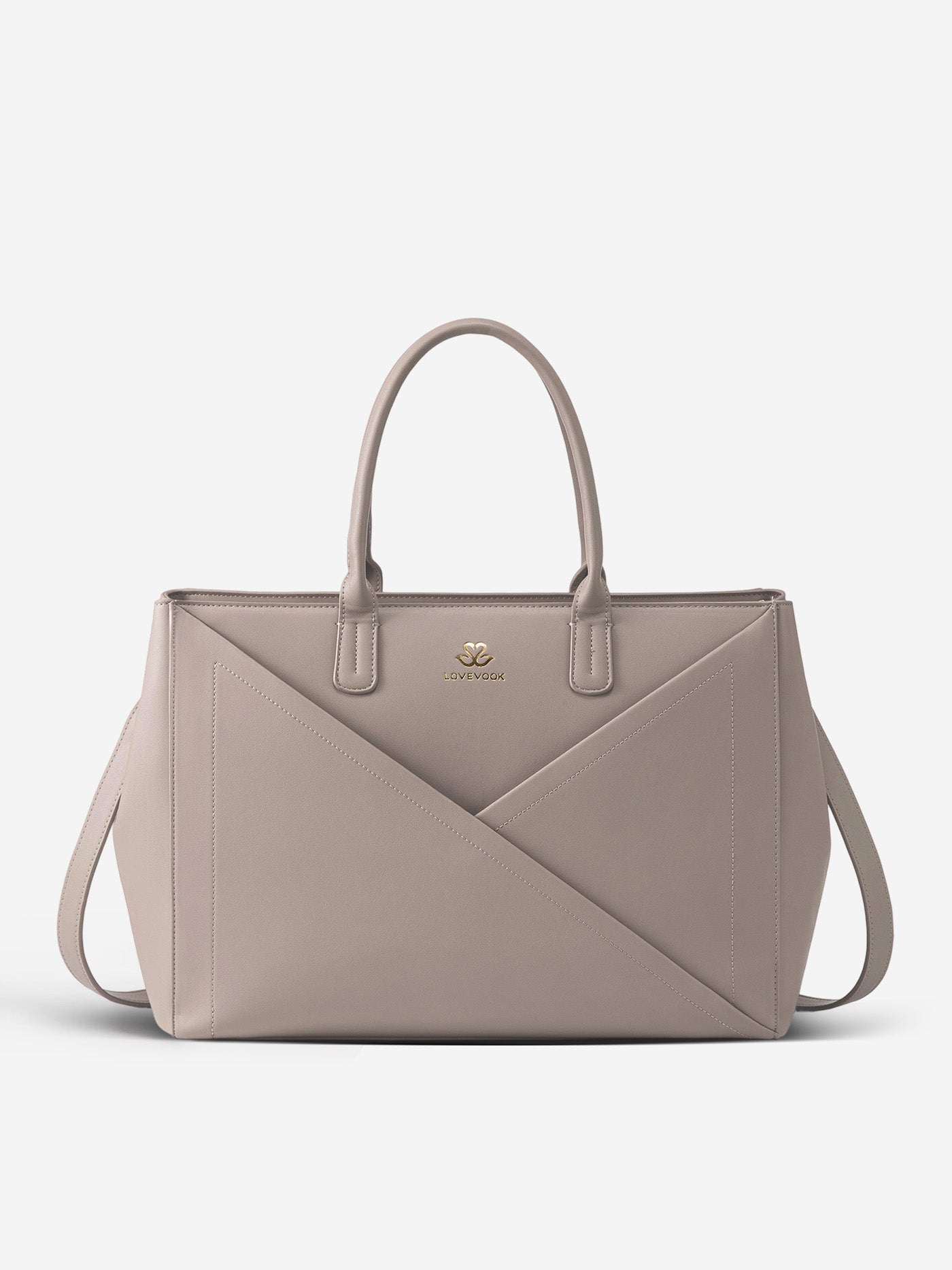 LOVEVOOK PU Leather Work Bag, 15.6" 17.3" 4447