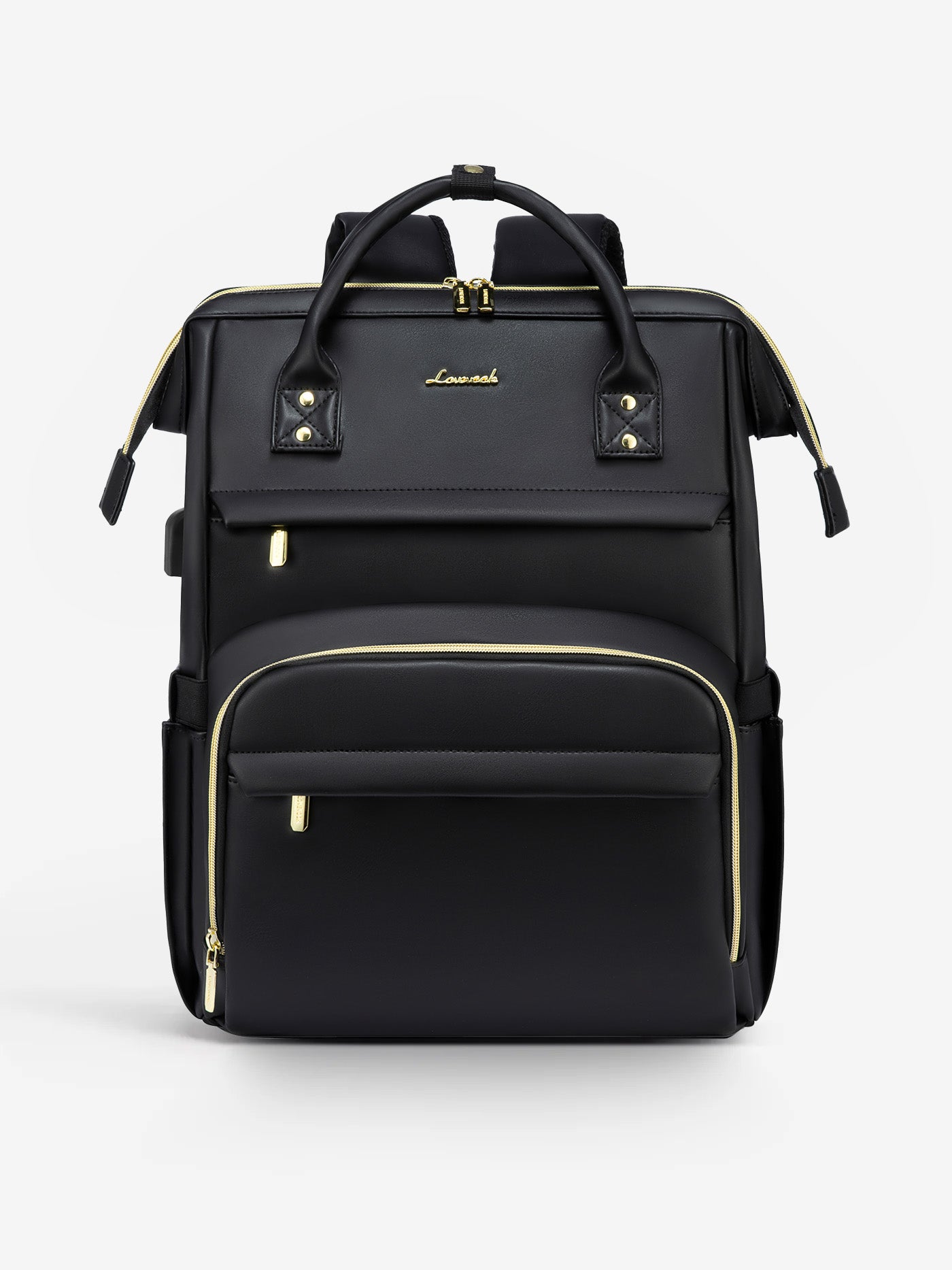 LOVEVOOK Leather Laptop Backpack, 15.6"-18" 175018