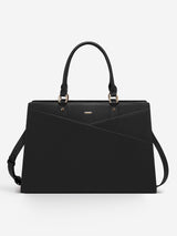 LOVEVOOK 2Pcs Leather Office Laptop Tote Bag, 15.6" 17.3" 22310
