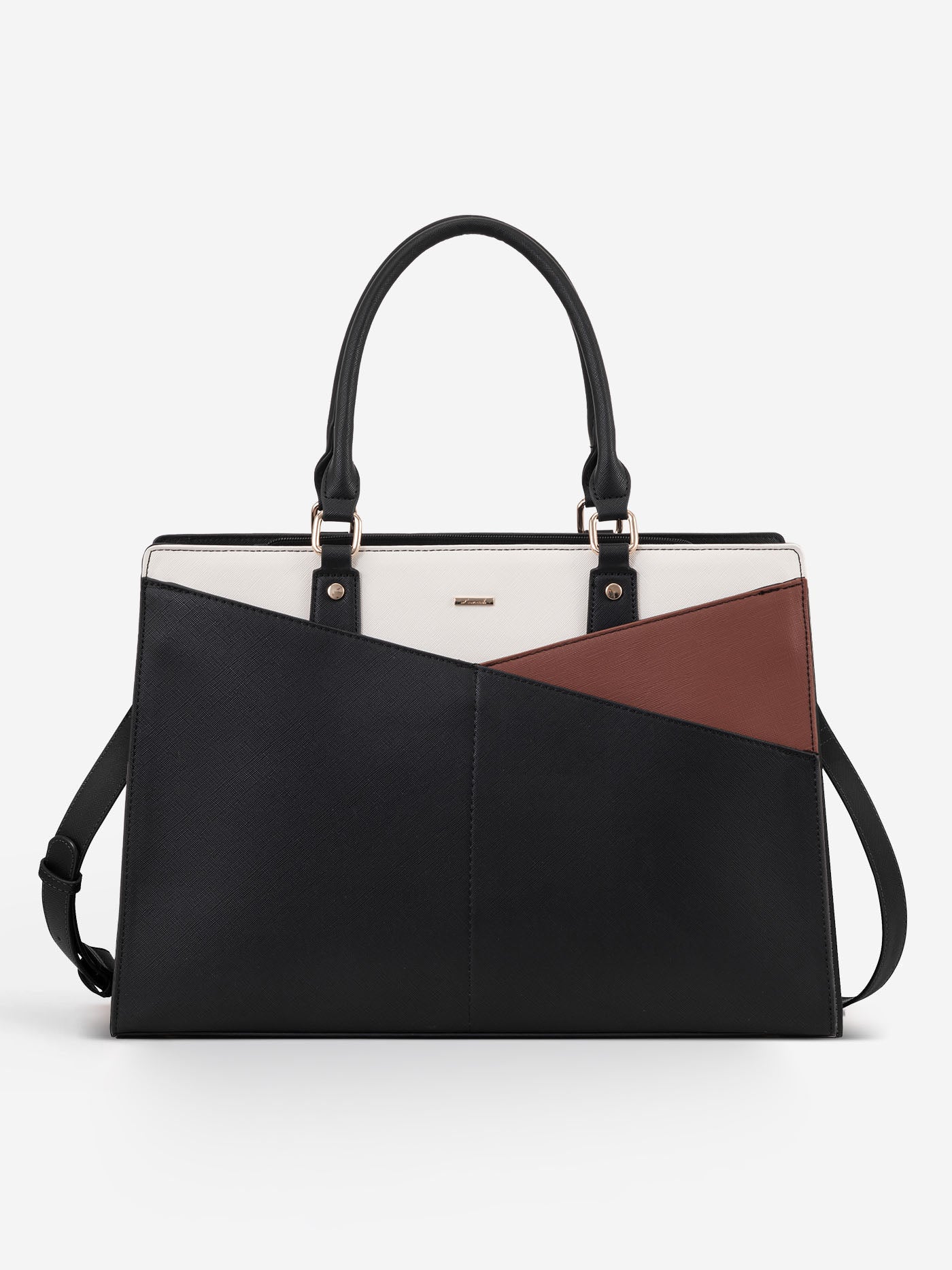 LOVEVOOK 2Pcs Leather Office Laptop Tote Bag, 15.6" 17.3" 22310