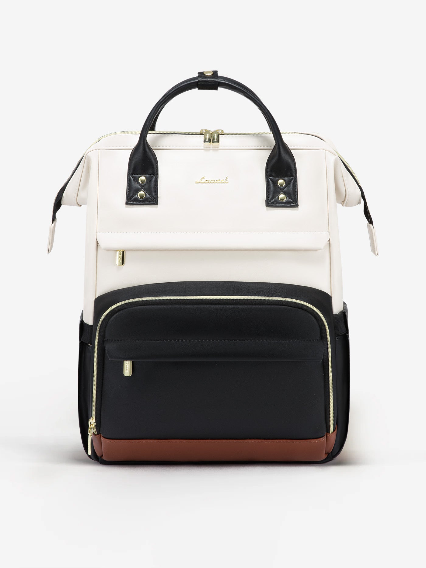 LOVEVOOK Leather Laptop Backpack, 15.6" 17" 22171