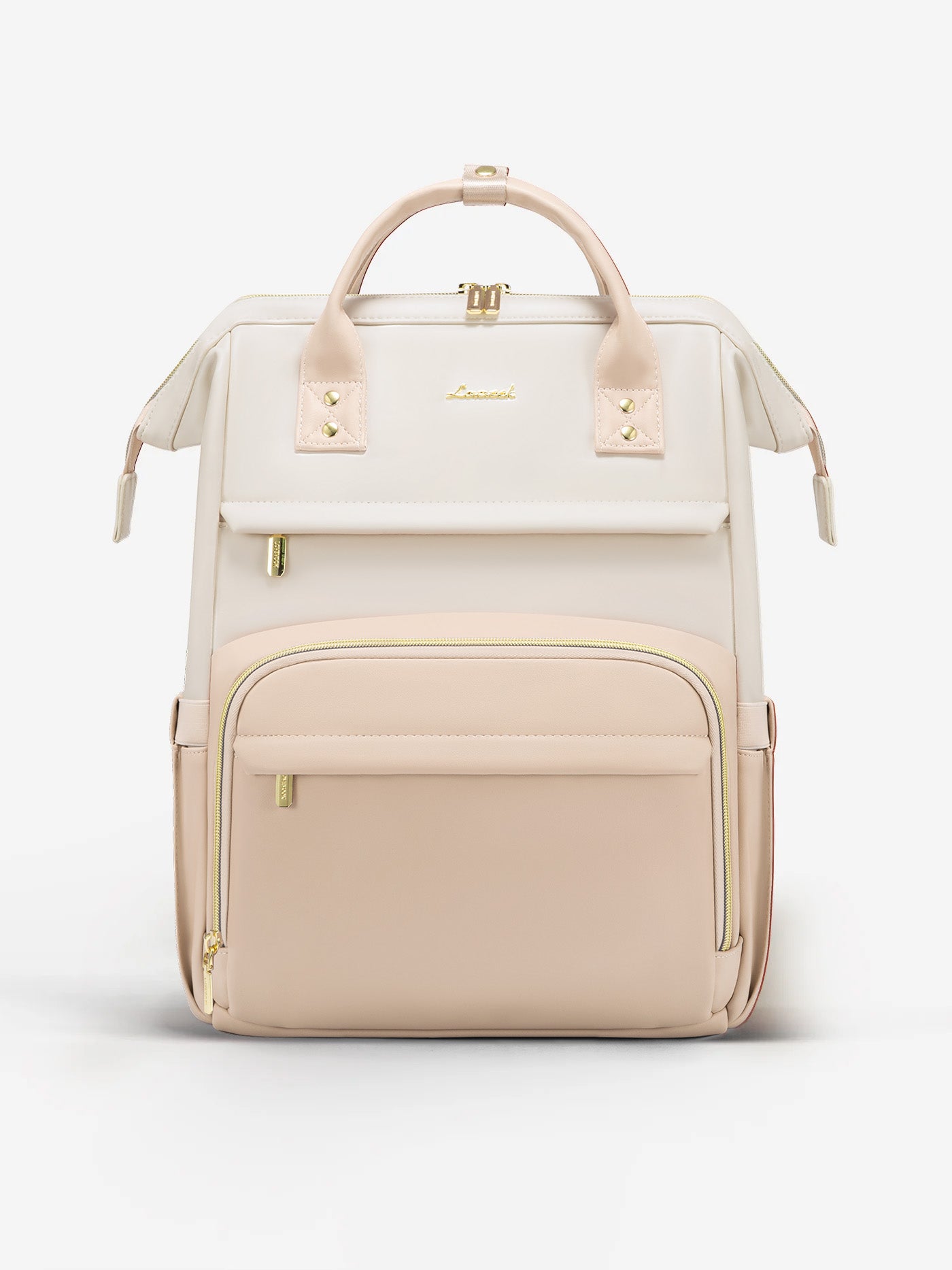 LOVEVOOK Leather Laptop Backpack, 15.6" 17" 22171