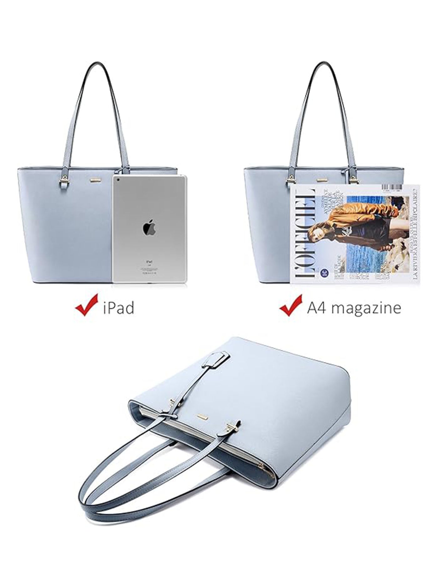 LOVEVOOK 3Pcs Fashion Tote Bag 09760