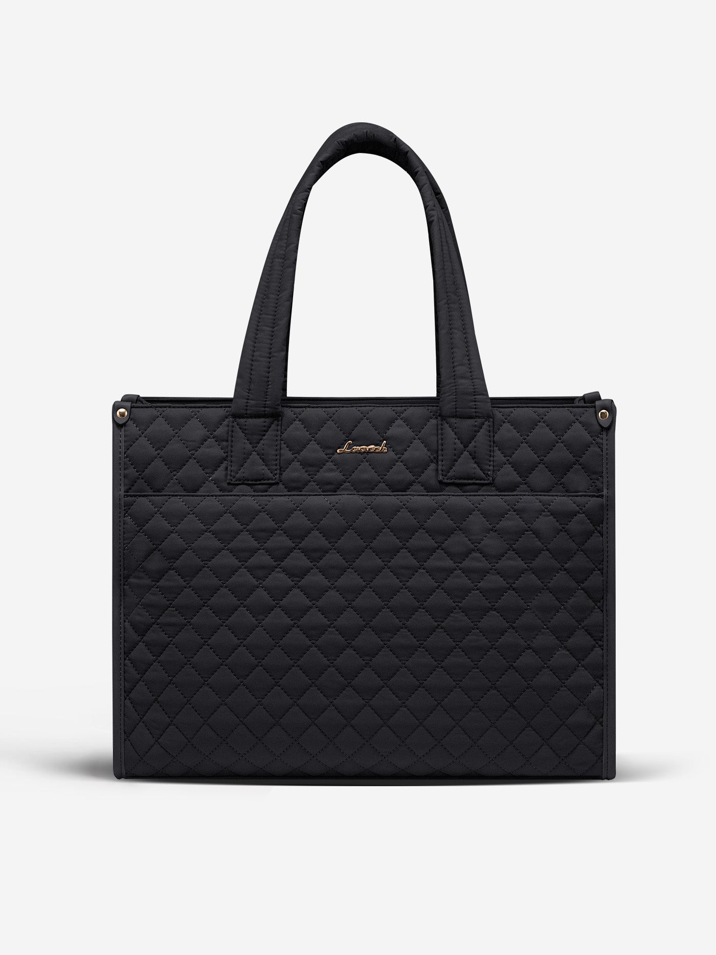 LOVEVOOK 2Pcs Quilted Work Tote Bag, 15.6" 17.3" 3104