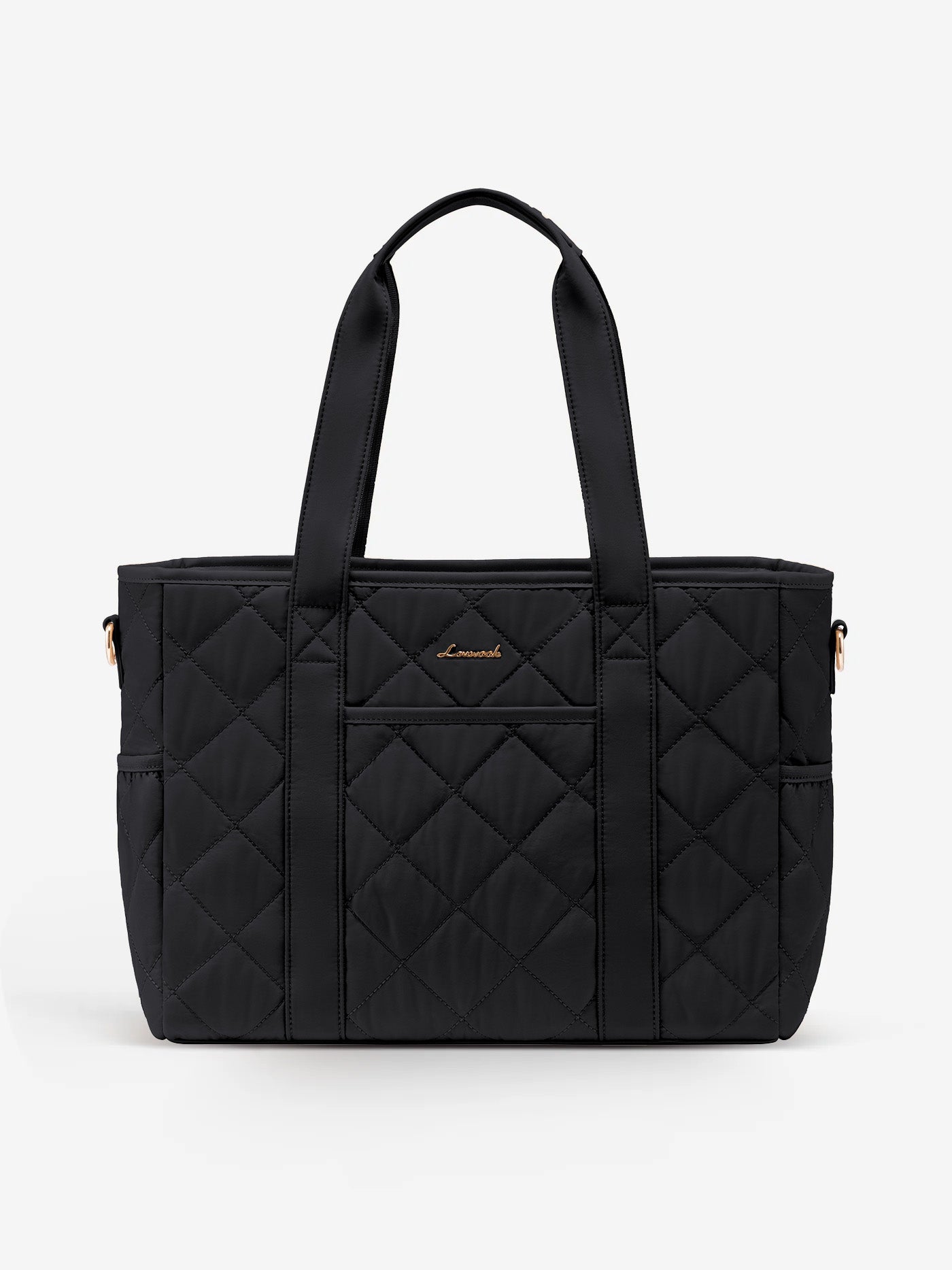 LOVEVOOK 2Pcs Quilted Puffer Laptop Handbag, 15.6" 17" 4105