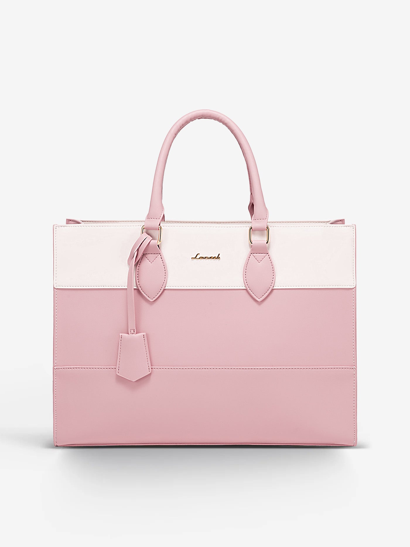 LOVEVOOK 2Pcs Colorblock Laptop Tote Bag, 15.6" 17.3" 3024