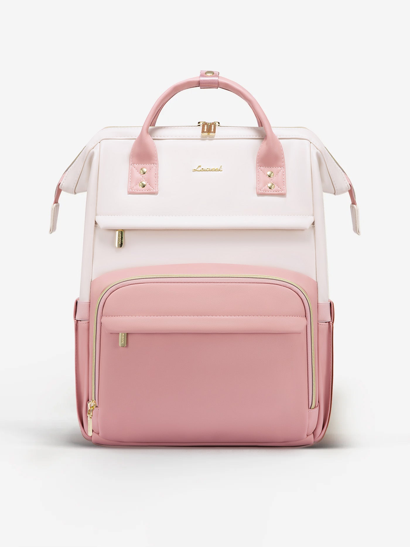LOVEVOOK Leather Laptop Backpack, 15.6" 17" 22171