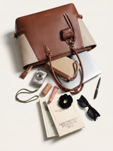The Anchor Collection Tote Bag, C0003, Cognac