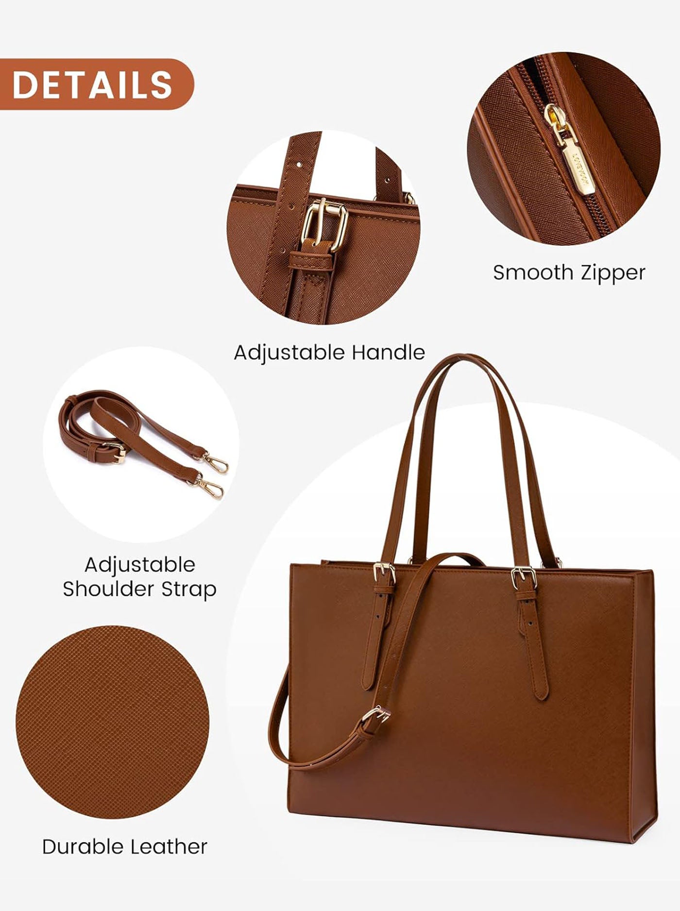 LOVEVOOK 2Pcs Laptop Shoulder Bag, 15.6" 1489