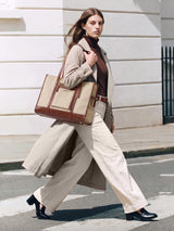 The Anchor Collection Tote Bag, C0004, Cognac
