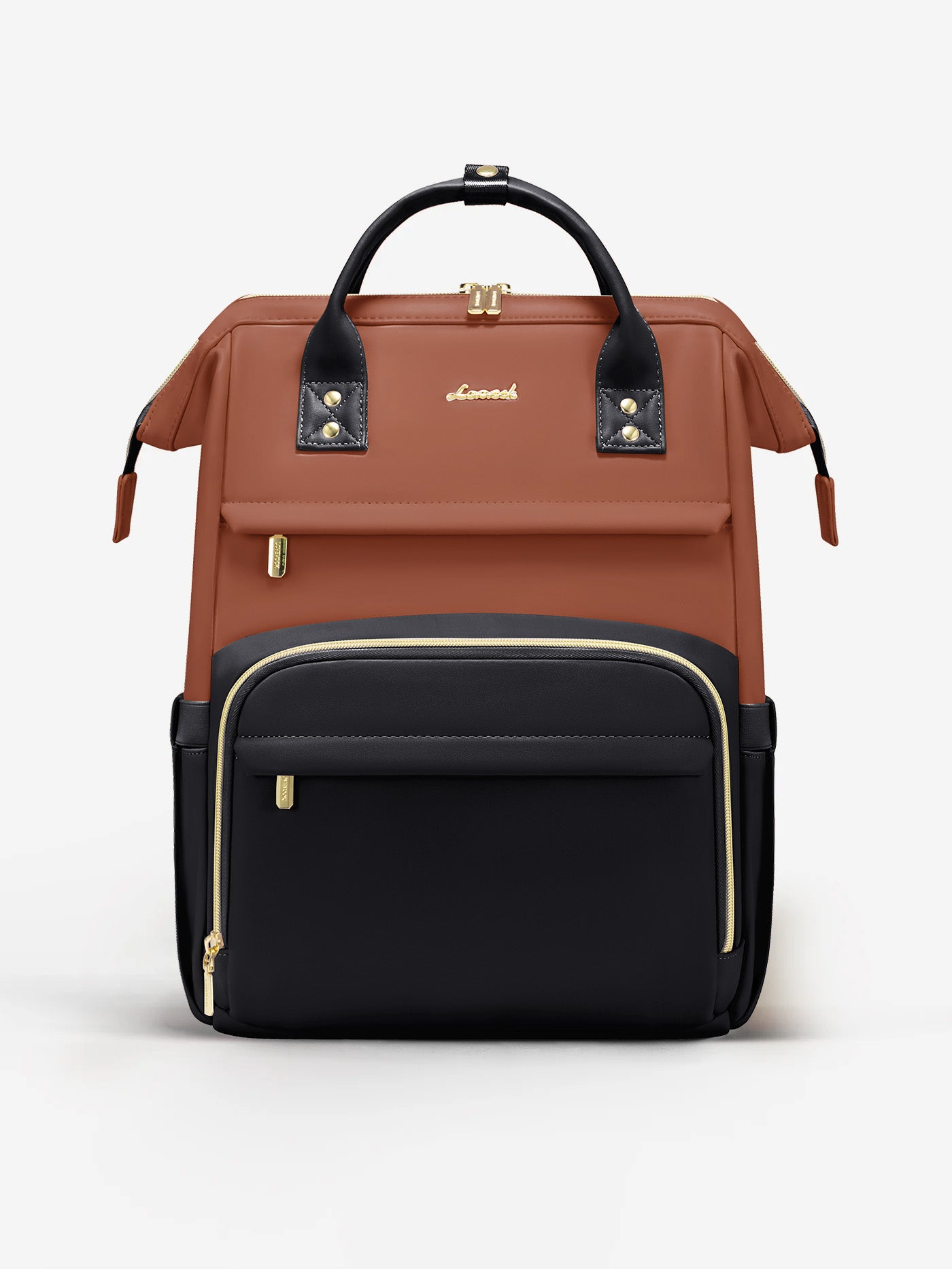 LOVEVOOK Leather Laptop Backpack, 15.6" 17" 22171