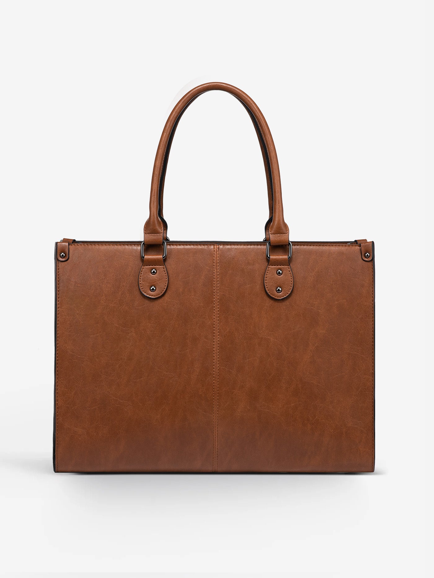 LOVEVOOK 2Pcs Vintage Leather Laptop Bag, 15.6" 2035