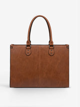 LOVEVOOK 2Pcs Vintage Leather Laptop Bag, 15.6" 2035