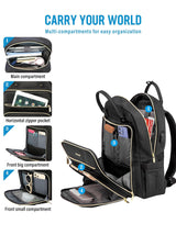 LOVEVOOK Garnet Backpack, 15.6" 17" 19430
