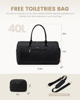 LOVEVOOK 2Pcs Duffel Bag with Toiletry Bag 1972