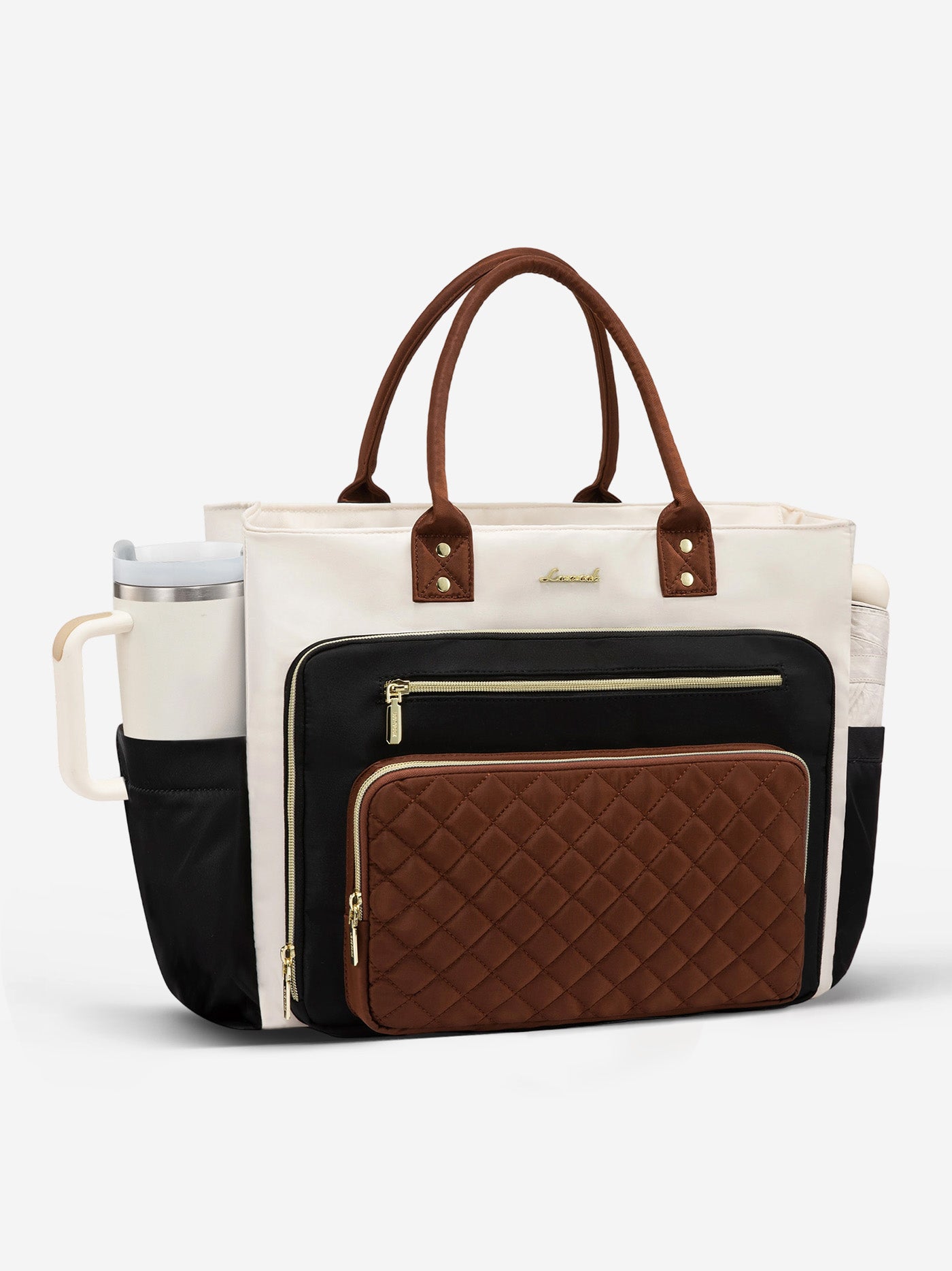 LOVEVOOK Multi-Pocket Laptop Tote Bag , 15.6" 17.3" 4197