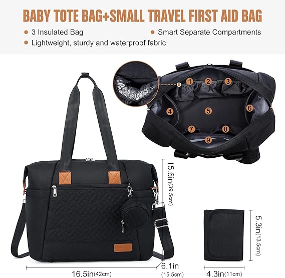 LOVEVOOK Large Baby Diaper Bag 1944