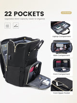 LOVEVOOK Viola Ⅱ Laptop Backpack with Separate Laptop Compartment, 15.6" 17" 1469