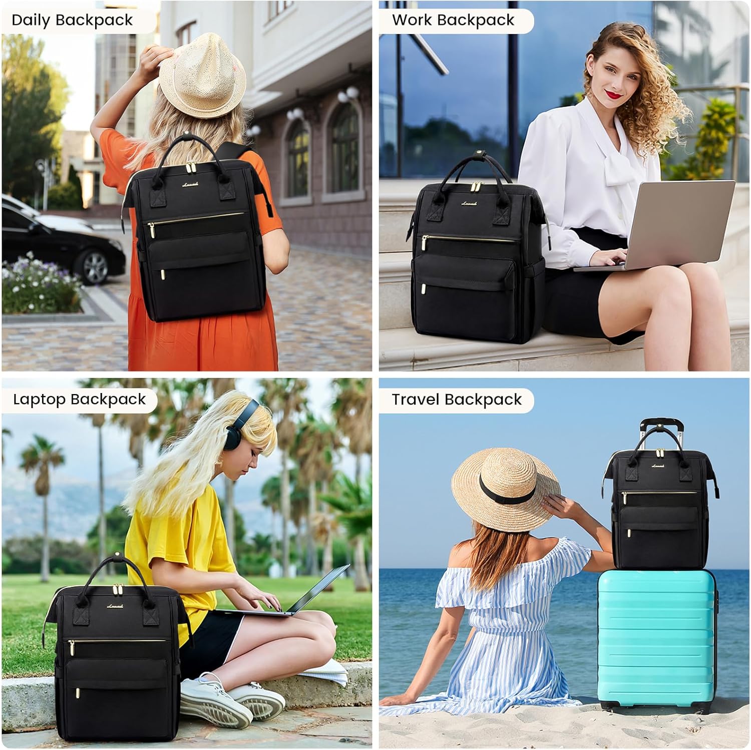 LOVEVOOK Laptop Backpack, 15.6" 17.3" 2020