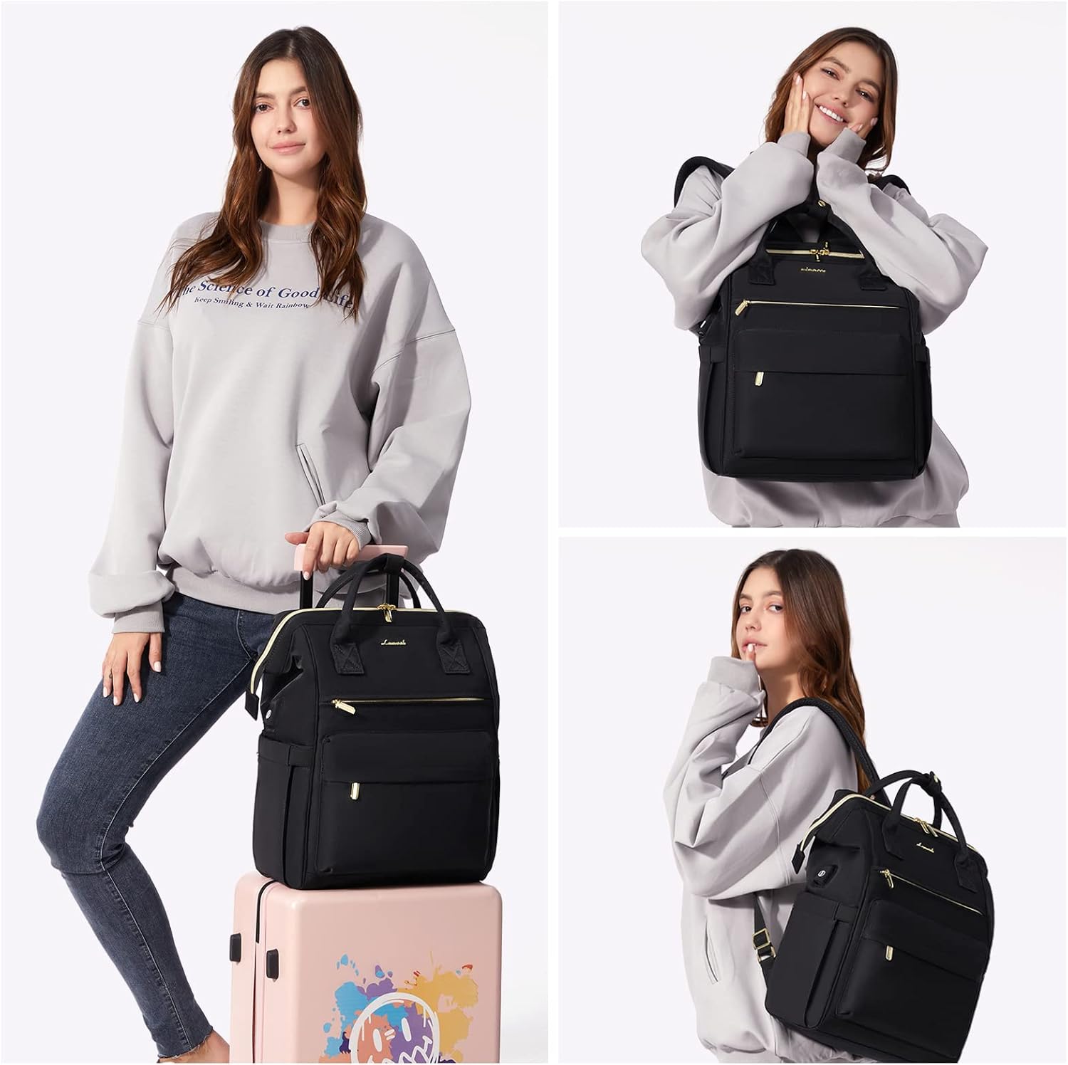 LOVEVOOK Laptop Backpack, 15.6" 17.3" 2020
