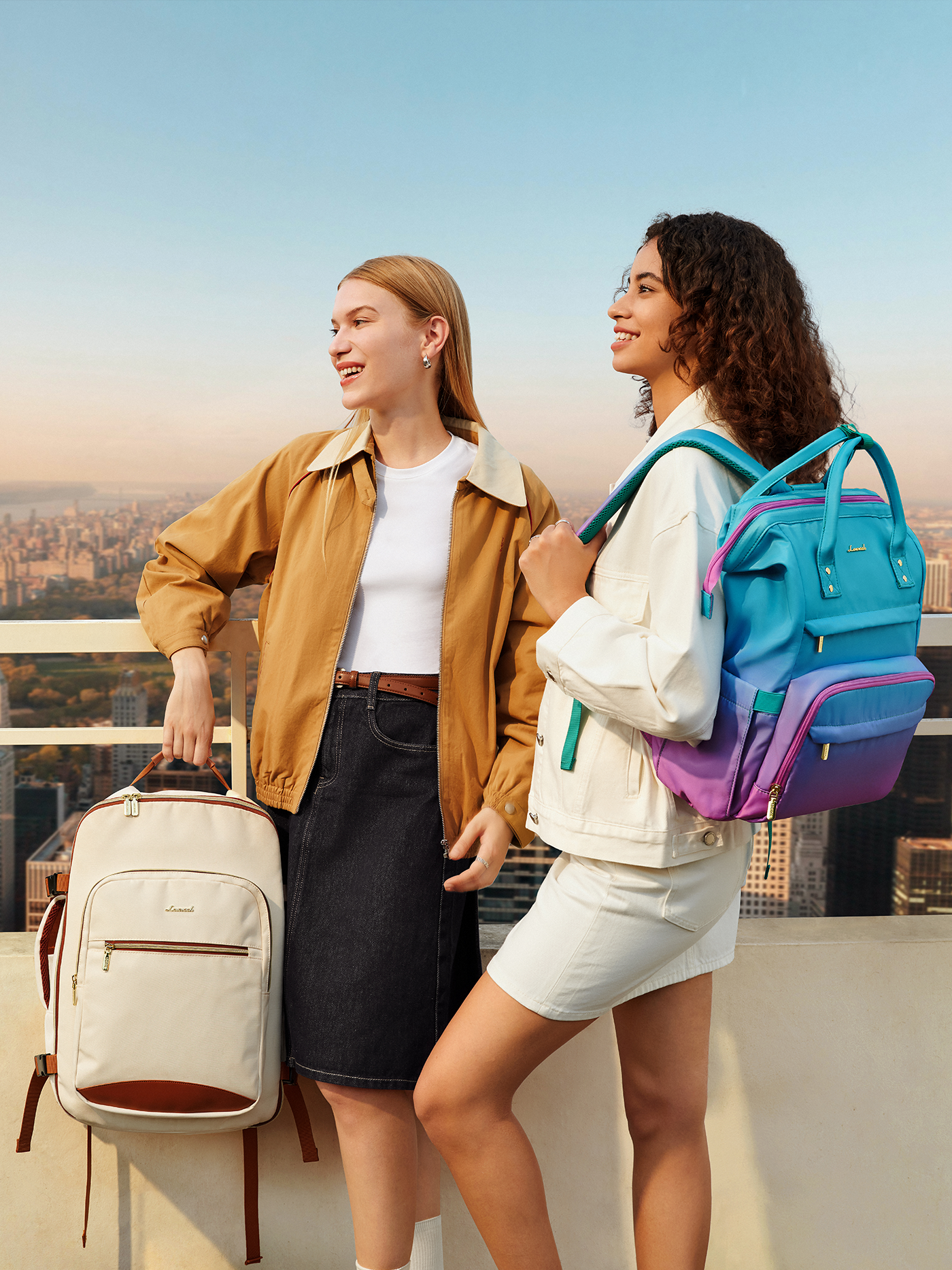 LOVEVOOK 4Pcs, 40/50L Freyja Laptop Travel Backpack, 17" 18" 2029