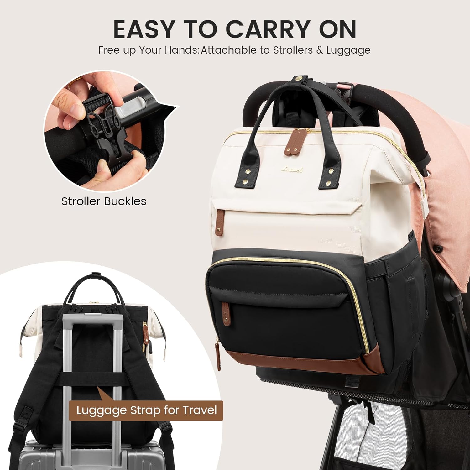 LOVEVOOK Lantana Diaper Backpack 2158