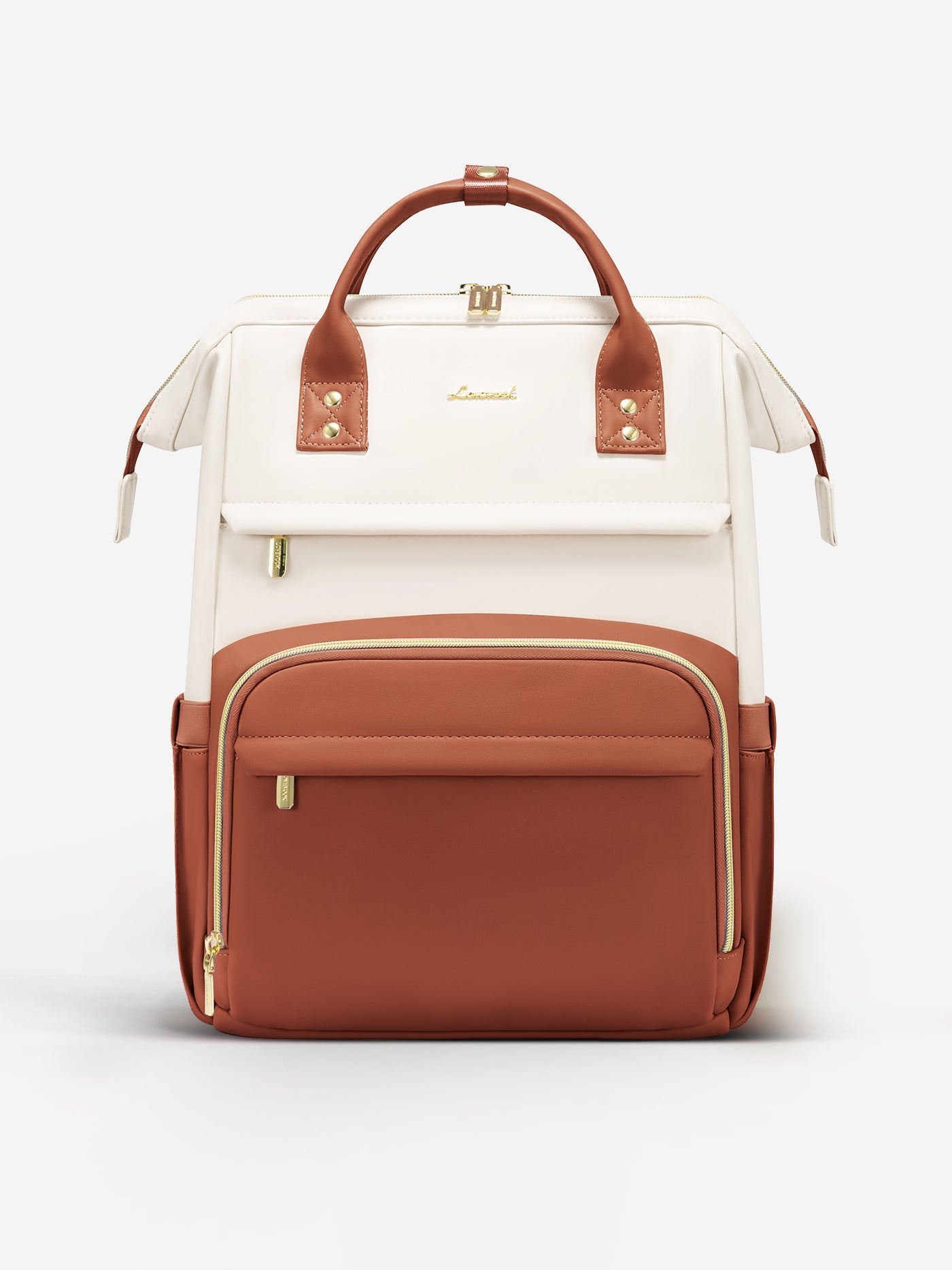 LOVEVOOK Leather Laptop Backpack, 15.6" 17" 22171