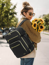 LOVEVOOK 4Pcs Plain Color Travel Backpack, 40L/50L 22210