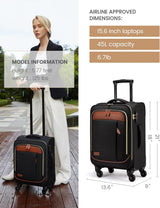 LOVEVOOK 4Pcs Travel Suitcases 20 Inch(US ONLY) 2239