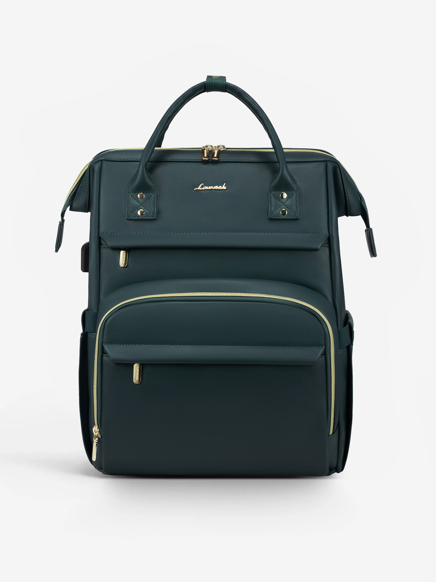 LOVEVOOK Leather Laptop Backpack, 15.6"-18" 175018