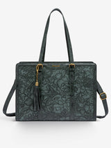 LOVEVOOK 2Pcs Vintage Leather Laptop Tote, 15.6" 17.3" 2208