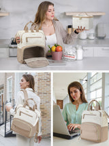 LOVEVOOK Lunch Backpack, 15.6" 17.3" 4236