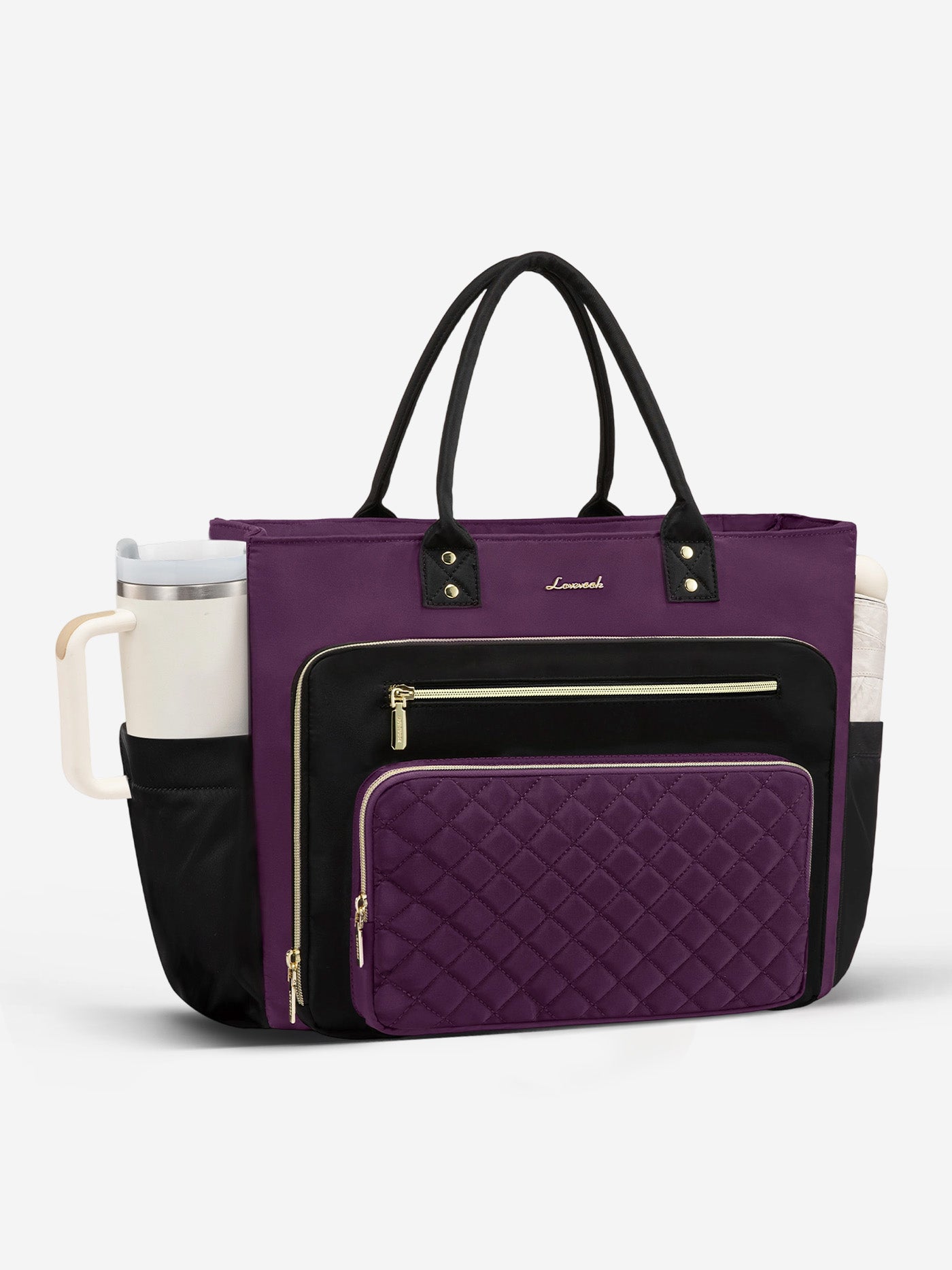 LOVEVOOK Multi-Pocket Laptop Tote Bag , 15.6" 17.3" 4197
