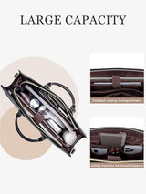 LOVEVOOK 2Pcs Leather Computer Bag, 15.6" 17.3" 30520