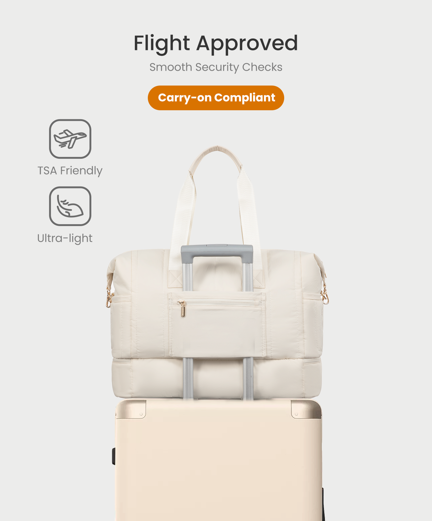 LOVEVOOK Puffer Travel Duffle Bag 3171