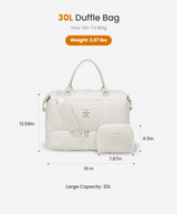LOVEVOOK 2Pcs Aril Travel Duffel Bag 2062