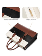 LOVEVOOK 2Pcs Colorblock Laptop Tote Bag, 15.6" 17.3" 3024