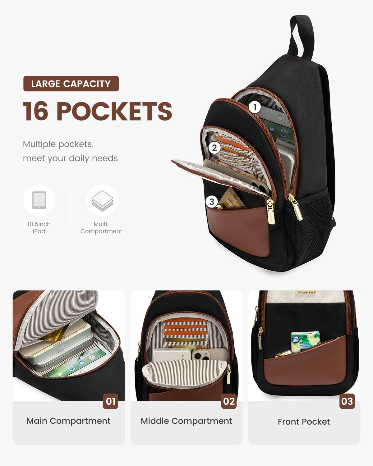 LOVEVOOK Crossbody Bag - Urban 3 216303