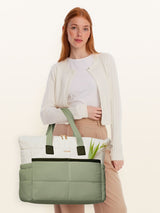 LOVEVOOK Multi-pocket Puffer Tote Bag, 15.6" 17.3" 4422