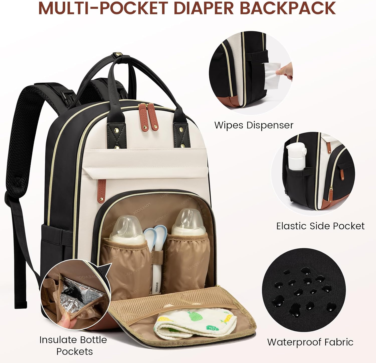 LOVEVOOK Molebelle Diaper Backpack 3072