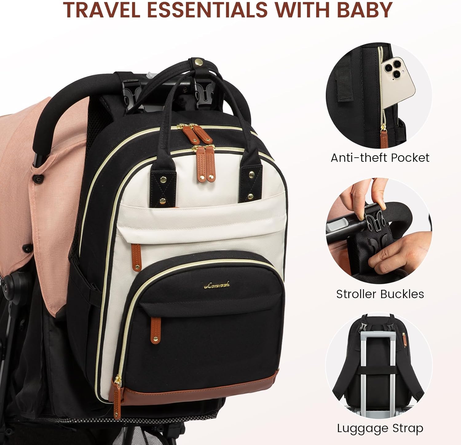 LOVEVOOK Molebelle Diaper Backpack 3072
