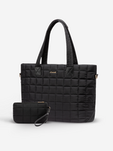 LOVEVOOK 2Pcs Lightweight Puffer Tote Bag, 15.6" 17" 30800