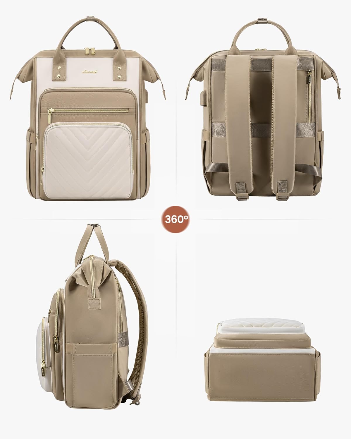 LOVEVOOK Chevron laptop backpack , 15.6" 17.3" 3094